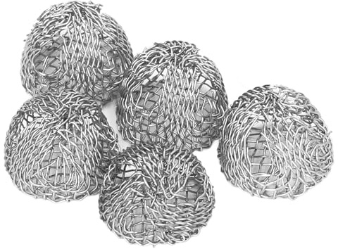 Dpofirs 100 Pezzi Schermo a Sfera per Pipa per Tabacco, Filtri a Sfera per Schermo per Tubi in Acciaio Inossidabile da 16 Mm, Filtro a Schermo per Tubi Facile da Pulire per Tubi