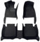 JoboJi Leder Auto Fußmatten Set für Mercedes Benz GLE C167 GLE 350 e 350 450 4MATIC 2020-2023 Automatte FussMatten Rutsch Allwetter-Matten,B-Black