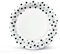 PAW - Piatti Carta Compleanno (23 cm) I 8 Pezzi I Piatti Usa e Getta - Classico, Eleganza, Argento, Nero I Per Feste, Vacanze, Matrimoni I Colore: Confetti