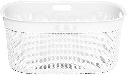 Ondis24 Wäschebox Wäschekorb Filo 45 Liter (white)