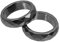 SHERCHPRY 2St Hämatit ring Moderinge für Damen Punk-Ring Herrenringe Geschenke für kleine Geschenke stressabbauende Ringe weibliche Ringe romantisch Hematit Damenring Mann
