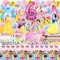 Deko Prinzessin Geburtstag für Mädchen 6 Jahre - Ballon, Hintergrund, Folienballon, Helium Luftballons, Party Deko Kindergeburtstag