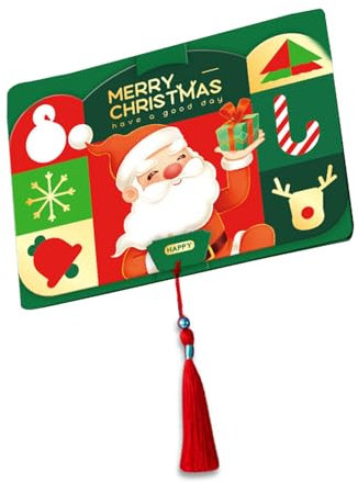Grußkarten für Weihnachten, Neujahr, Weihnachtsgeschenkkarten, fügen Sie jede eigene Nachricht hinzu, verbreiten Sie Wärme und Freude mit speziellen Karten, Bürodekorationen