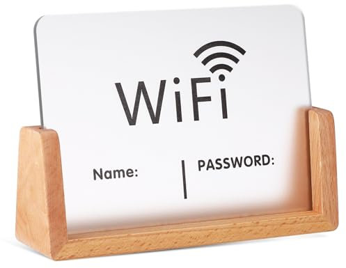 iplusmile Panneau en acrylique avec mot de passe - Décoration encadrée - Support photo en bois - Pour la maison ou le bureau