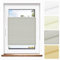Jalousiescout Plissee Klemmfix ohne Bohren—Jalousie 135x60cm grau Sichtschutz Fenster Sonnenschutz, Lichtdurchlässig Rollo für Fenster & Tür, Hochwertiges Polyester Pure Plissee