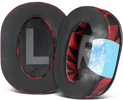 SOULWIT Almohadillas de Gel Refrigerante para Logitech G Pro, G Pro X, G Prox 2, G Pro X SE Auriculares, Almohadillas con Espuma Aislante del Ruido, Grosor Añadido