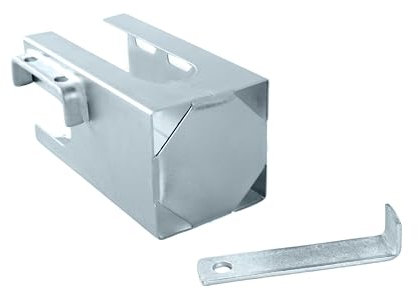 BISOMO Anhängerschloss, Deichselschloss, Kastensicherung KFZ Auto PKW - Diebstahlschutz Anhänger, Anhängerkupplung Kugelkupplung verzinkter Stahl