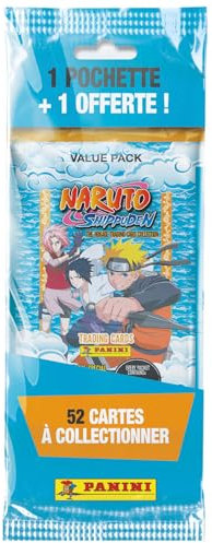 Panini Naruto Trading Cards Fat Pack 1 Tasche gekauft + 1 gratis dazu, 004507SPAF