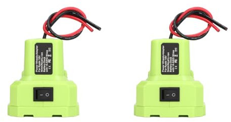Electric Wheel Battery Adapter 14AWG Wire Power Tool Lithium Battery Adapter Battery Converter for Ryobi 18V One + Series