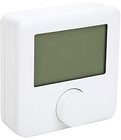 Programmable Digital Thermostat with Large LCD Screen 2-Wire Heat-Only Design Battery-Powered for Central Heating High-Accuracy Room Temperature Cont