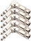 RUNCCI-YUN 5 pièces 6.35mm 1/4 TRS souder connecteur Jack,stéréo Audio Souder Connecteur connecteur Angle Droit de 6.35mm,Prise de Micro 6,35 TRS pour câbles Haut-Parleur/Guitare/Microphone