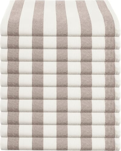 REDBEST Geschirrtuch 10er-Pack Baumwolle beige Größe 50x70 cm