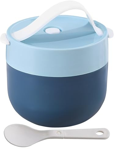 Duroecsain Conteneur Isotherme pour Soupe | Bol Alimentaire Capacité | Contenant de Soupe Résistant aux Taches et Anti-Fuites pour École, Randonnée, Bureau, Maison et Extérieur