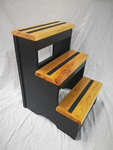 Escalier en bois 3 marches 60 x 40 x 40