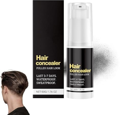 Wasserfester und schweißfester Haar-Concealer, Haarfärbestift, langanhaltendes Ansatz-Abdeckspray, Haaransatz-Puder für Männer und Frauen