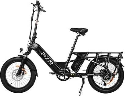Longtail E-Bike 20 Zoll, Pedelec Lastenrad mit Dual-Akku, 250W Hinterradmotor, bis zu 100 km Reichweite, Shimano 7-Gang, 20 x 3,0 Zoll Fat Tires, LCD-Display, Scheibenbremsen, 120 kg Traglast