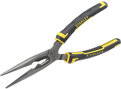 STANLEY 0-89-870 Pinza Becchi Mezzotondi Lunghi, 200 mm