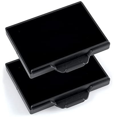 Trodat Ersatzkissen 6/58 für Professional 5208, 5480, 5274, 5474, 55418, 55512 und 5485 – Farbe Schwarz, 2er-Pack