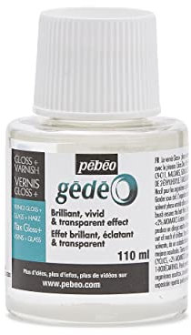 Gedeo Pebeo, Vernice Lucida Plus da 110 ml, Colore: Trasparente