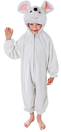 Bristol Novelty Mouse Costume, Small, White Mouse