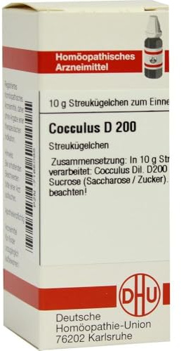 COCCULUS D 200 Globuli 10 g