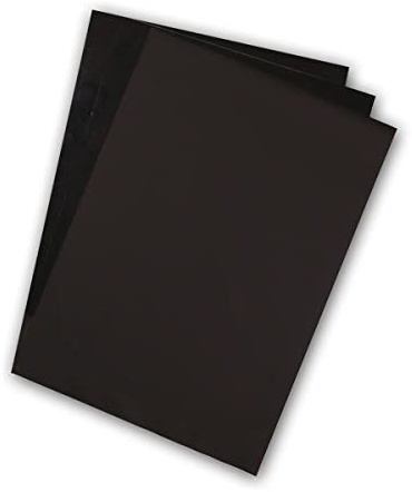 Premium Flex Plotterfolie DIN A4 Textil-Bügelfolie, Farbe:Schwarz