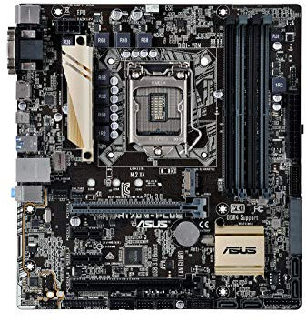 Asus H170M-Plus Mainboard Sockel 1151 (mATX, Intel H170, DDR4 Speicher, USB 3.0)