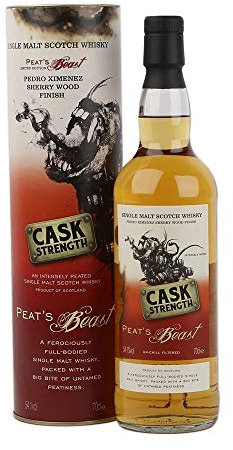 Peats Beast Cask Strength Pedro Ximenex Finish, 700 ml