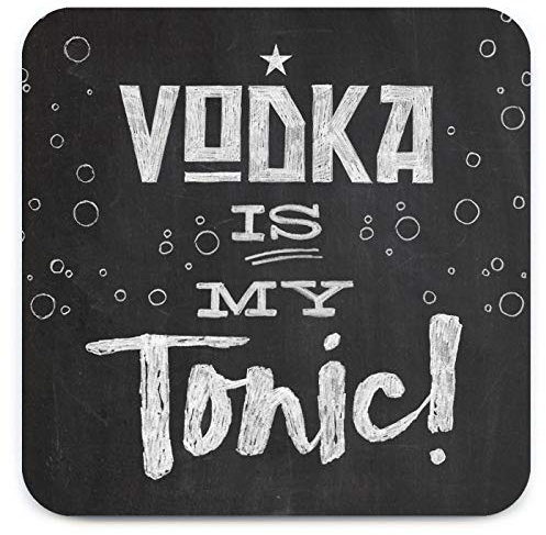 Brainbox Candy Ltd humoristique 'Vodka est My Tonic' Dessous-de-verre