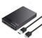 SALCAR 2,5 Zoll USB 3.0 HDD SSD Festplattengehäuse für 2,5 SATA HDD und SSD mit USB 3.0 Kabel, werkzeuglos (Schwarz)
