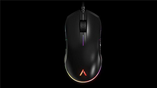Azio ATOM - RGB Ambidextrous Lightweight FPS Gaming Mouse - Optical PMW3360 Sensor, Black (GM-ATOM-01)