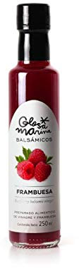 GLOSA MARINA Crema Balsámica de Frambuesa - Balsamico Gourmet Essig Creme Himbeere (1 x 250ml)