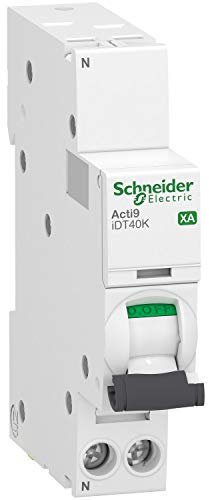 disjoncteur - schneider idt40k xa - 2 pôles - 20a - courbe c - 4.5 ka - schneider electric a9pk1620