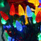 Stringa di luci a forma di fragola, 50 LED, 5 m, funzionamento a batteria, luci per albero di Natale, multicolore, per giardino, camera da letto, decorazione per feste