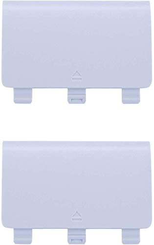 Lot de 2 couvercles de batterie de rechange pour manette Xbox One Blanc