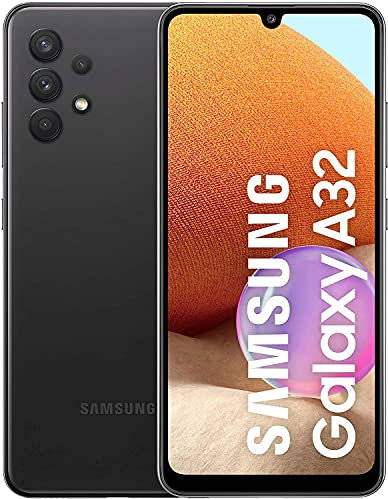 Samsung Galaxy A32, Téléphone mobile 4G 128Go Noir, Carte SIM non incluse, smartphone Android, Version FR (Reconditionné)
