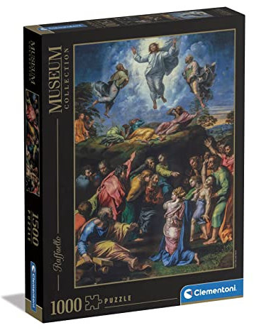Clementoni - 31698 - Museum Collection - Raphael, Transfiguration, Puzzle 1500 Teile Für Erwachsene Und Kinder 10 Jahren, Geschicklichkeitsspiel Für Die Ganze Familie