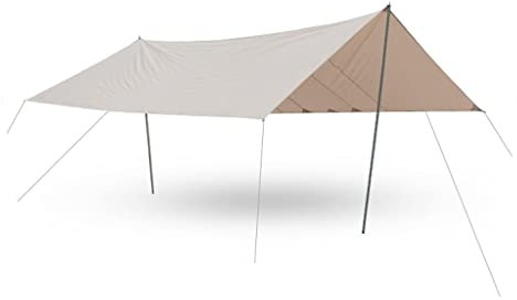 MekUk Toldos Toldo de Nylon Taller de Playa Lona Lluvia Mosca Liviana Tono de Sol for Acampar Senderismo (Size : 400x500cm)