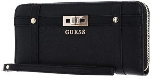 GUESS Emilee Large Zip Around Black