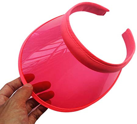 ZAYIUKI Sun Visors UV Protection Hat Cap Sun Cap Sport Transparent Hats Headwear for Womens Men Golf Tennis Cycle