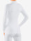 FALKE Women's Maximum Warm High Zip Neck W L/s Sh Functional Yarn Quick Dry 1 Piece Base Layer Top, White 2860, S
