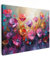MuchoWow© Wandbilder 70x50 cm Schlafzimmer Home Deko Wohnung Bild Wohnzimmer Fotoleinwand Wand Bilder Leinwand Wall Decor Blumen - Botanisch - Kunst - Rosa - Natur