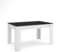 Skraut Home | Mesa Comedor | Mesa Fija Cocina y Salón | 140x90x76 cm | para 6 comensales | Muebles Comedor | Estilo Moderno | Negro y Blanco