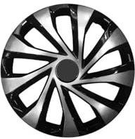 Tapacubos 4 tapacubos universales de 14 15 para Cubiertas de Ruedas de automóviles tapacubos Flexibles e irrompibles Conjunto tapacubos(14 Inch)
