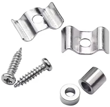 Guitar String Trees String Retainer Guides, Compatible with Electric Guitar Bass, Pack of 2 with Mounting Screws