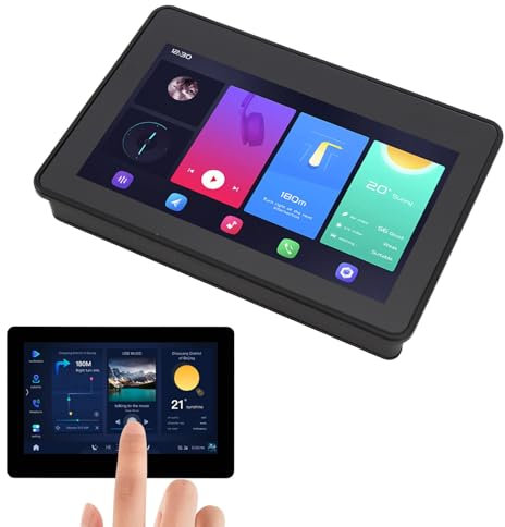 Carte de Développement LCD Tactile Capacitif de 4,3 Pouces, Processeur Double Cœur LX7 32 Bits, écran Tactile Capacitif LCD 800 X 480, Prend en Charge WiFi, pour