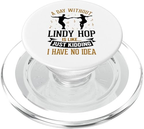 Swingtanz Lindy Hop-Tänzerin Jitterbug tanzt Swing Out PopSockets PopGrip für MagSafe