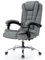 rattantree Executive Office Chair with High Back Large Seat, Durable Ergonomic Recliner Fabric Computer Chair with Tilt Function, Desk Chair for Office and Home (Dark Grey, Fabric)