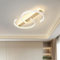 LUOLONG LED Deckenleuchte Dimmbar Deckenlampe Holz Wohnzimmerlampe 55w Mit Fernbedienung 2-Ringen Kreis Bambus Deckenleuchte Weiß Schlafzimmerlampe Arbeitzimmer Büro Modern LED Deckenbeleuchtung-60cm