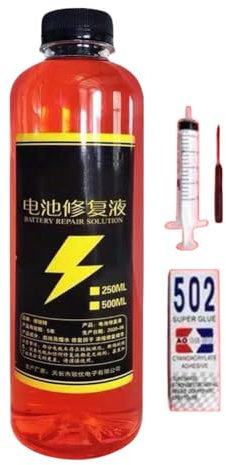 Battery Restore Liquid Solution Battery Acid Solution For Battery Renewal Lead Terminal Restore Acid Cleaner Liquid